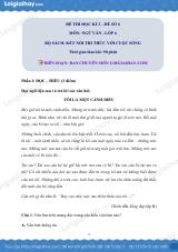 Đề thi học kì 2 Văn 6 Kết nối tri thức - Đề số 6